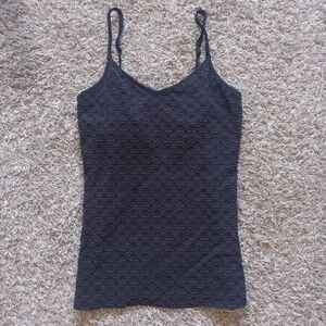 Chic Black Medium Express Lacy Tank Top